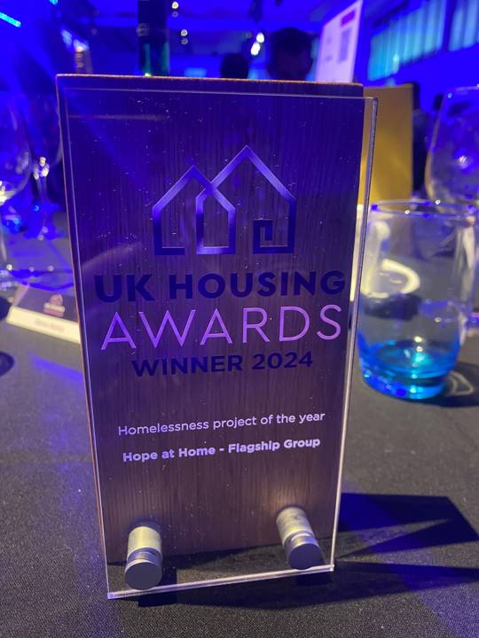 Hope at Home named Homelessness Project of the Year