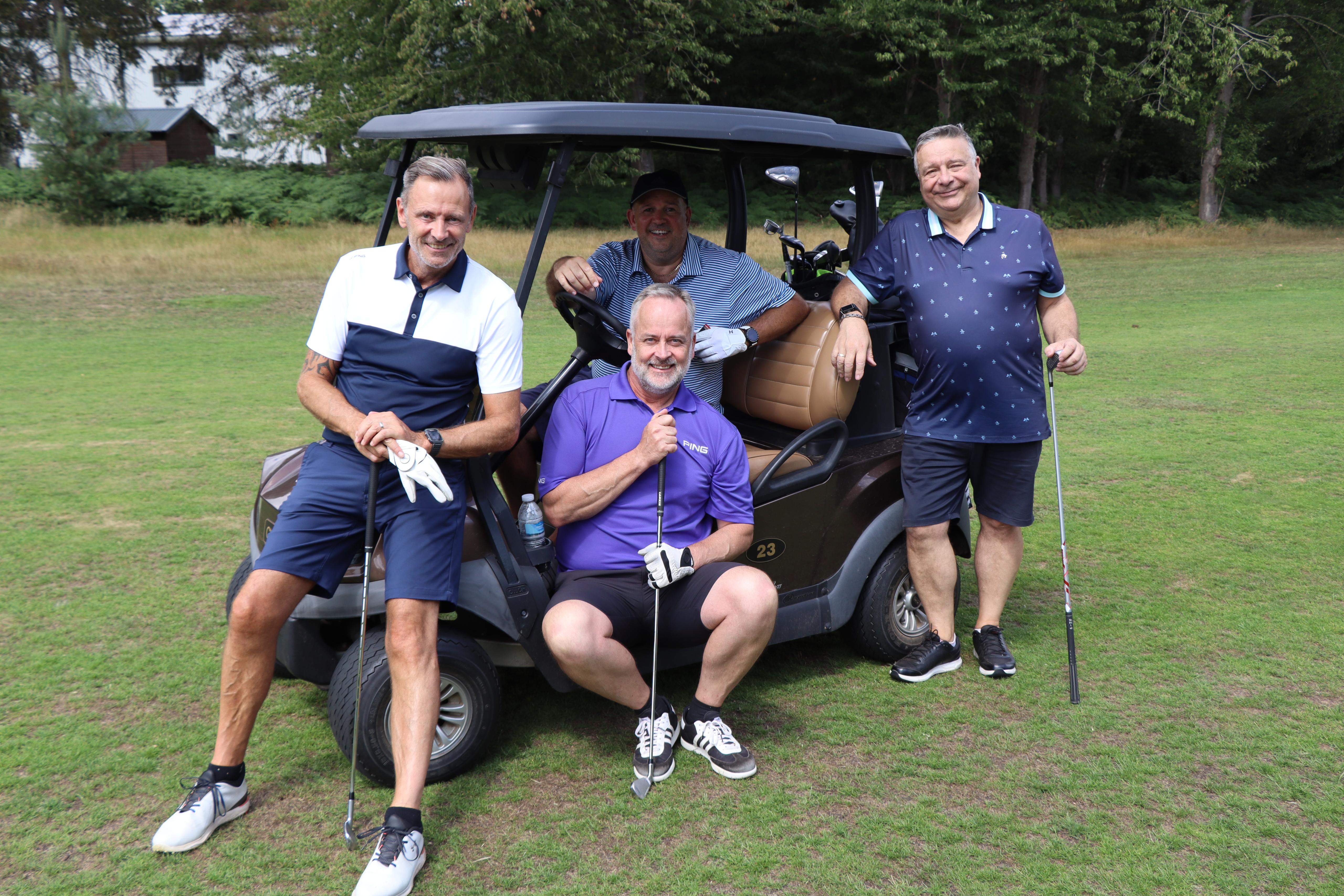 Image related to Golfers drive home impressive fundraiser for Hopestead