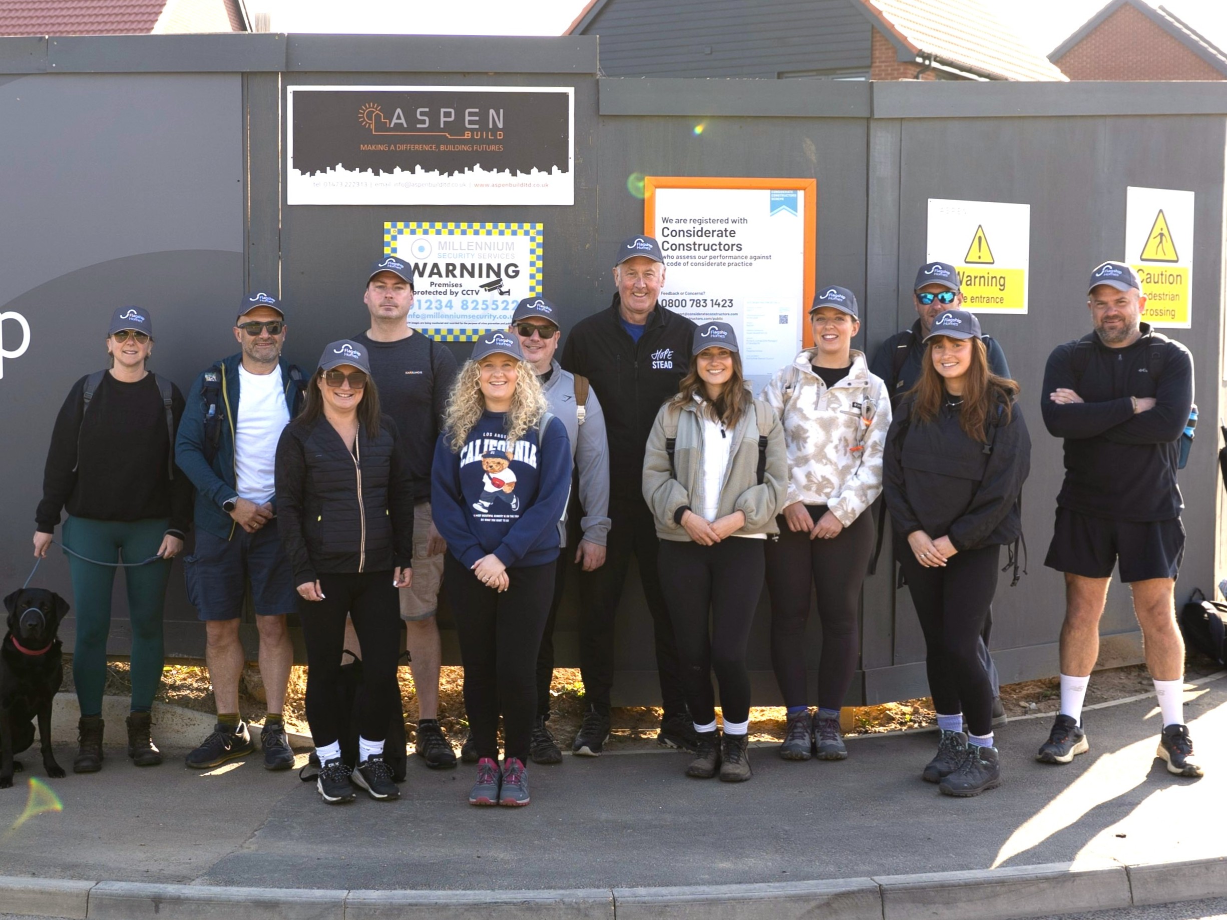 Image related to Housebuilders swap bricks for beaches on 20-mile charity trek